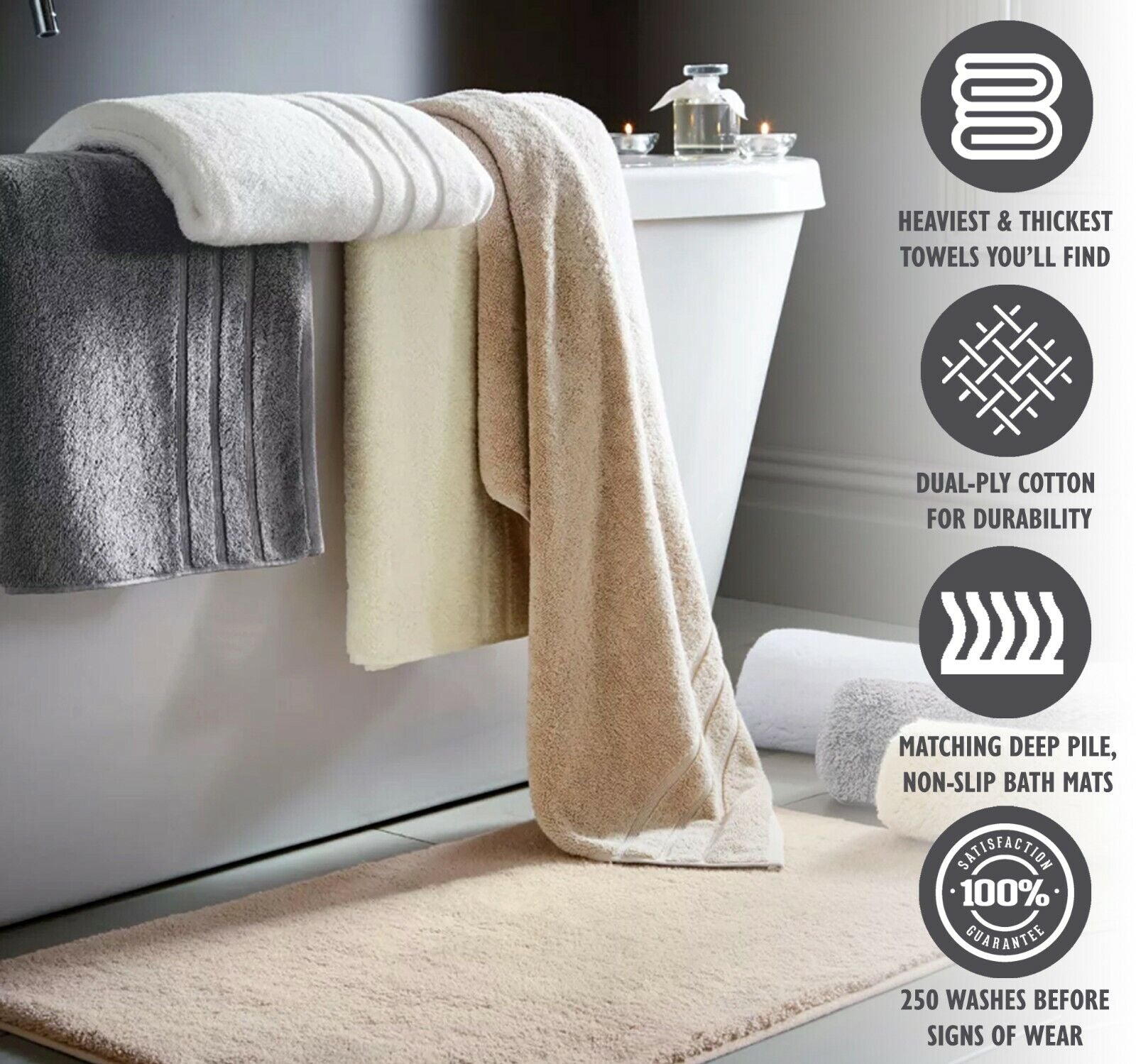 Hotel Premium Bath Towels 