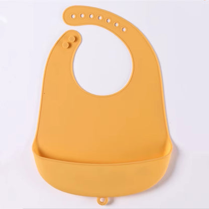 Food Grade Silicone Baby Eating Bibs Easy to Clean Baby Bibs Drool Towels Waterproof Children Silicone Drool Bibs