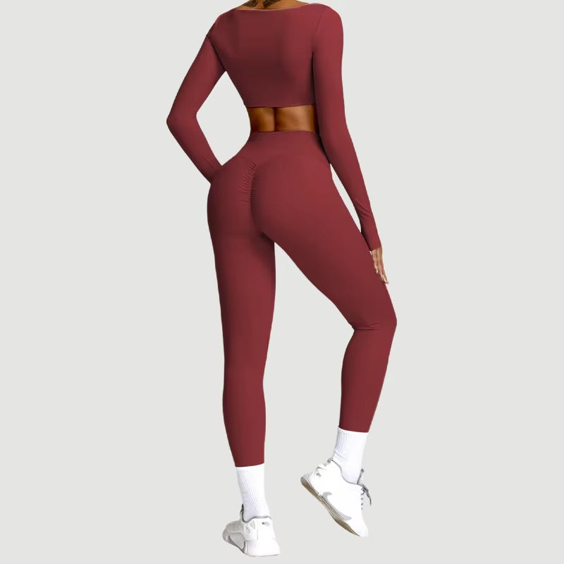 2PCS Yoga Suit Sports Set Women. 