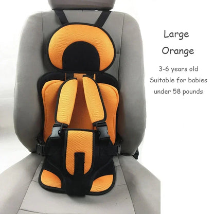 Adjustable Child Safety Seat Mat – Breathable Car & Stroller Pad for Ages 6 Months to 12 Years