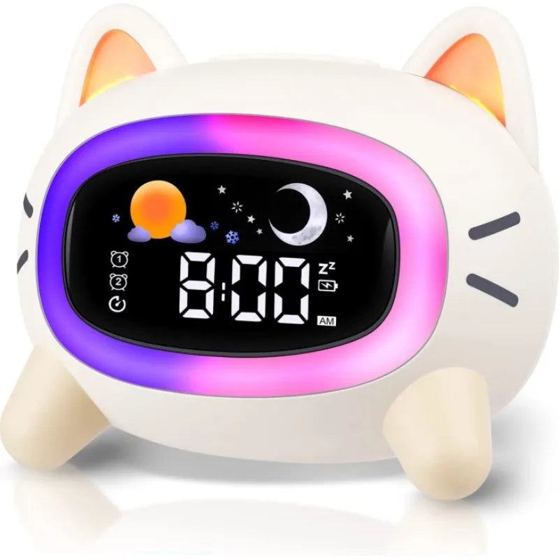  Kids Alarm Clock with Sleep Training & Sound Machine | Wake-Up Light 