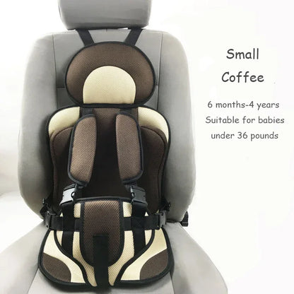 Adjustable Child Safety Seat Mat – Breathable Car & Stroller Pad for Ages 6 Months to 12 Years