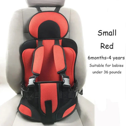 Adjustable Child Safety Seat Mat – Breathable Car & Stroller Pad for Ages 6 Months to 12 Years