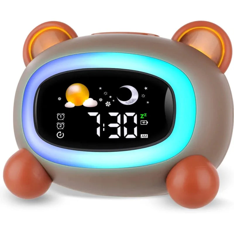  Kids Alarm Clock with Sleep Training & Sound Machine | Wake-Up Light 