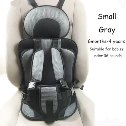 Adjustable Child Safety Seat Mat – Breathable Car & Stroller Pad for Ages 6 Months to 12 Years