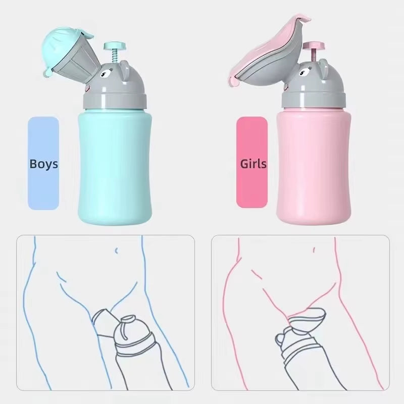 Children'S Urinal Bottle Convenient Car Urinal Men and Women Baby Urinal Portable Night Pot anti Hold Urine