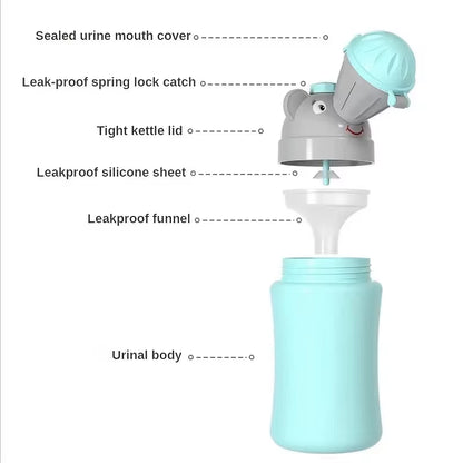 Children'S Urinal Bottle Convenient Car Urinal Men and Women Baby Urinal Portable Night Pot anti Hold Urine